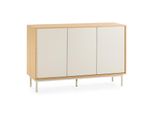 Sideboard Cuzco 3 TüRen Eichenfarbe/Grau
