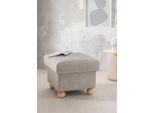 Hocker Home Affaire "Torello", Taupe, B:56Cm H:46Cm T:56Cm, 100% Polyester, Hocker, Hocker