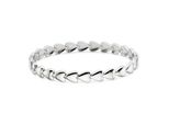 Edelstahlarmband "Schmuck Geschenk Armband Mit Herzen", Silber (Edelstahlfarben), Aniston Jewelry & Watches, ArmbäNder, Damen, 19Cm, Edelstahl, Edelstahlarmband