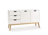 Sideboard Baku 3 Schubladen 2 TüRen Weiß