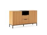 Sideboard Nieve 2 TüRen 2 Schubladen Eichenfarbe