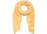 Schal styleBREAKER "Gekreppter Unifarbener Schal", Damen, Gelb, Obermaterial: 50% Viskose Cv. 50% Baumwolle Co., Modisch, ModetüCher Schal