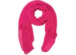 Schal Stylebreaker "Gekreppter Unifarbener Schal", Damen, Pink, Obermaterial: 50% Viskose Cv. 50% Baumwolle Co., Modisch, ModetüCher Schal