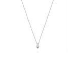 Kette Mit AnhäNger Liebeskind Berlin "Schmuck Geschenk Edelstahl Halskette The Mini Drop Tropfen", Silber (Silberfarben), Halsketten, Damen, Edelstahl, L: 45 B: 2Mm, B:2Mm