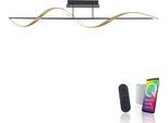 LED Deckenleuchte "Q-SWING", Anthrazit, 1, 1 Stk., Neuhaus Q Smart Home Lights, Leuchten, LED Deckenleuchte