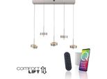LED Pendelleuchte "Q-ROTATE", Aluminiumfarben, 5, 1 Stk., Neuhaus Q Smart Home Lights, Leuchten, LED Pendelleuchte