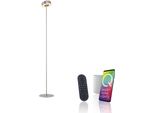 LED Stehlampe "Q-ROTATE", Silber (Aluminiumfarben), 1, Ø 22Cm H: 140Cm, 1 Stk., Neuhaus Q Smart Home Lights, Leuchten, LED Stehlampe