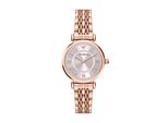 Quarzuhr Emporio Armani, RoséGoldfarben, Armbanduhren, Damen, Quarzuhr, Armbanduhr, Damenuhr, Edelstahlarmband, Analog, Glassteine