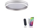 Led Deckenleuchte "Q-VITO", Stahlfarben, 1, Ø 40Cm, 1 Stk., Neuhaus Q Smart Home Lights, Leuchten, Led Deckenleuchte