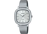 Quarzuhr, Silber (Edelstahlfarben, Silberfarben), Casio Timeless Collection, Armbanduhren, Damen, Quarzuhr, Armbanduhr, Damenuhr, Herrenuhr, Edelstahlarmband, Analog, Tag