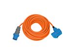 Camping-/Maritim Cee VerläNgerungskabel IP44 25M Orange H07RN-F 3G2,5 Cee-Stecker, Winkelkupplung 230V/16A ; Brennenstuhl (1167650525)