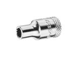 Gedore SteckschlüSseleinsatz, Nuss, 1/4 Zoll 6,3 Mm Antrieb, 12-Kant, 13 Mm Weite, Werkzeug, D 20 13, Stahl Verchromt (6226640)