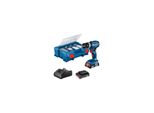 Bosch Akku-Bohrschrauber Gsb 18V-45, 2 Akku Gba 18V 2.0Ah, Ladg. U. L-CASE (06019K3306)
