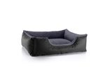 BedDog Hundebett TEDDY Hundesofa waschbares Hundebett mit Rand Hundekissen