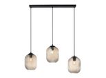 Pendelleuchte Paul Neuhaus "Shitake", Gelb (Amber), Leuchten, 3, 1 Stk., Pendelleuchte, L:86Cm T:19Cm