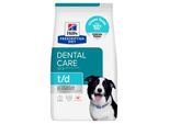 Hill's Prescription Diet T/D Aliment Pour Le Nettoyage Des Dents 2X10 Kg