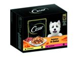 Cesar Multipack En GeléE à La Carotte, Au Poulet, Au BœUf Et Aux LéGumes 4 X 12 X 100 G