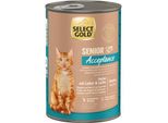 Select Gold Acceptance BoîTes De PâTéE Chat Senior Poulet, Foie Et Saumon 12X400 G