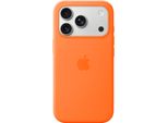 APPLE Smartphone-Hülle "iPhone 17 Pro Silikon Case mit MagSafe", orange, Smartphones, Hüllen