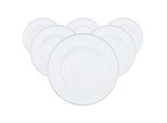 Speiseteller Villeroy & Boch "Speiseteller Anmut Platinum No. 1 ø 27,7 Cm 6Er Set Weiß", Weiß, L:27,7Cm, Speiseteller, Speiseteller