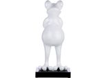 Tierfigur Casablanca BY Gilde "Skulptur Frosch Weiß", Weiß, B:32Cm H:68Cm T:30Cm, Kunstharz, Dekofiguren