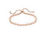 Armband Tamaris "Schmuck Geschenk Edelstahl Armkette New Beads", Rosa (RoséGoldfarben), ArmbäNder, Damen, 27Cm, Edelstahl, Armband