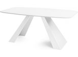 Esstisch Monte Weiß Rechteckig Ausziehbar, Weiß 160-200/80/76 Cm