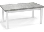 Esstisch Avena Rechteckig Ausziehbar, Grauer Beton 200/100/78
