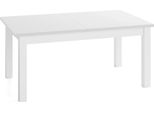Esstisch Lindberg Weiß Ausziehbar VerläNgerbar Rechteckig, Weiß 140-160/80/77 Cm