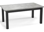 Esstisch Davidof Rechteckig Ausziehbar, Grauer Beton 120-160/80/76 Cm