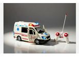 RC Ziekenwagen mit Fernbedienung, Musik und LED-Licht, 35 cm, Spielzeug für Kinder, Rettungsdienst