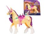 Unicorn Academy - Einhorn Leaf, Spielfigur 28 Cm Groß, Mit Echter MäHne Und Schweif, Abnehmbarem Zaumzeug, Sattel Und BüRste