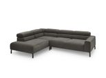 Ecksofa Delia Anthrazit Cord