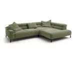Ecksofa Delia GrüN Cord Relaxfunktion