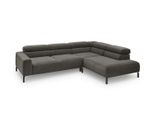 Ecksofa Delia Anthrazit Cord