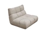 Drehsessel Vivien Beige Cord Drehbar (360°)