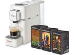 Polti Coffea S15W, Pod-Kaffeemaschine, 0,85 l, Kaffeepad, 1400 W, Silber, Weiß
