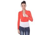Strick V-Ausschnitt Cardigan