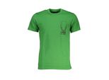 GrüNes T-Shirt Mit Rundhalsausschnitt Und Kurzen ÄRmeln