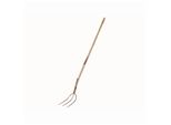 Freund Victoria Streugabel 3 Zinken 26X20Cm 135Cm Eschen-Stiel, Gold-Lackiert