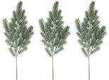 Winterliche Kunstpflanze Creativ Green "Weihnachtsdeko", GrüN, H:67Cm, Kunststoff, Kunstpflanzen, Zweig, 3 StüCk Im Set