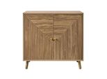 Sideboard 2 TüRen In Lamellenoptik In L-Form Eden 80/39/75 Cm