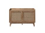 Sideboard 2 TüRen Mit Rattan-Geflecht L110 Cm - Palmo