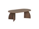 Couchtisch Mit Ovaler Tischplatte Und Geschwungenen Beinen 120/60/40 Cm