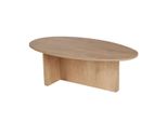 Couchtisch Mit Ovaler Platte L125 Cm 65/120/40 Cm