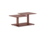 Couchtisch Mit Quadratischen Glasplatten 54/42,8/114,6 Cm