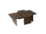 Couchtische 2Er?Set Asymmetrische Tischplatten L105 Cm 105/60/35 Cm