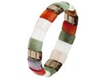 Armband Jobo, Bunt (Mehrfarbig), ArmbäNder, Damen, Materialmix, Armband, Mit Bunten Edelsteinen