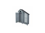 Werkzeugschrank Aus Holz Mit Anbau, Ca. 131 X 54 X 180 Cm - Grau