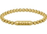 Armband Boss "Sphere" Gr. M, Gold (Gelbgoldfarben), ArmbäNder, Herren, M, Edelstahl, Armband